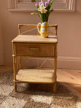 Load image into Gallery viewer, RESERVED - Bamboo Side Table