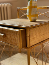Load image into Gallery viewer, RESERVED - Bamboo Side Table