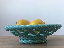 Load image into Gallery viewer, Ceramic Woven Basket Bowl