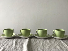 Load image into Gallery viewer, Green Check Harlequinade Tea Set