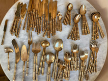 Load image into Gallery viewer, Vintage Bamboo Cutlery Set
