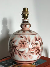 Load image into Gallery viewer, Pink pottery lamp