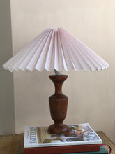 Load image into Gallery viewer, RESERVED: Turned Wood Lamp