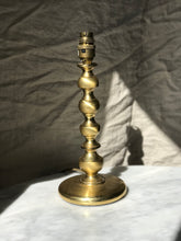 Load image into Gallery viewer, Brass Bobbin Lamp
