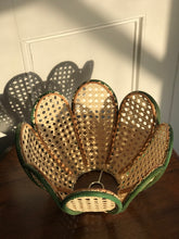 Load image into Gallery viewer, Vintage Green Rattan Shades