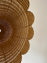 Load image into Gallery viewer, Vintage Large Petal Rattan Shade