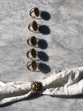 Load image into Gallery viewer, Brass Sun Napkin Rings
