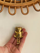 Load image into Gallery viewer, Brass Teddy Hook
