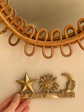 Load image into Gallery viewer, Brass Sun Moon Star Hooks
