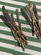 Load image into Gallery viewer, Vintage Bamboo Cutlery Set for 6
