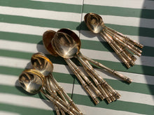 Load image into Gallery viewer, Vintage Bamboo Cutlery Set for 6
