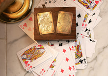 Load image into Gallery viewer, Vintage Wooden Playing Card Box
