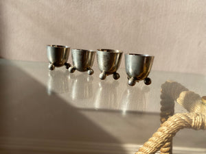 Silver Ball Eggcups