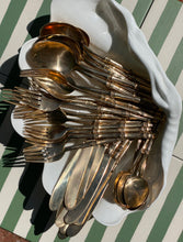 Load image into Gallery viewer, Vintage Bamboo Cutlery Set for 6
