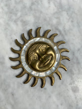 Load image into Gallery viewer, Mother of Pearl &amp; Brass Sun
