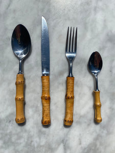 Bamboo Cutlery - 24 Piece Set