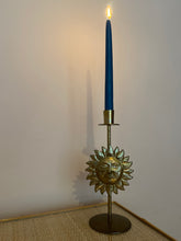 Load image into Gallery viewer, Brass Sun Candlestick
