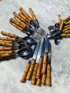 Bamboo Cutlery - 24 Piece Set