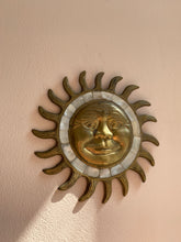 Load image into Gallery viewer, Mother of Pearl &amp; Brass Sun
