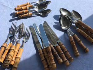 Bamboo Cutlery - 24 Piece Set