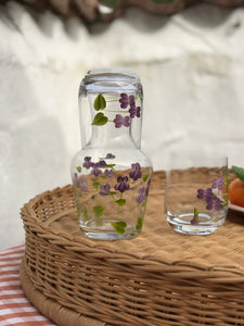 Purple Carafe & Tumblers Set