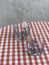 Load image into Gallery viewer, Lavender Carafe &amp; Tumbler Set
