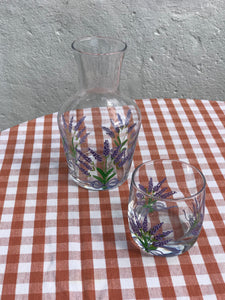 Lavender Carafe & Tumbler Set