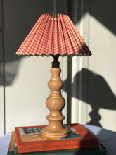 Load image into Gallery viewer, Gingham Pleat Lampshade
