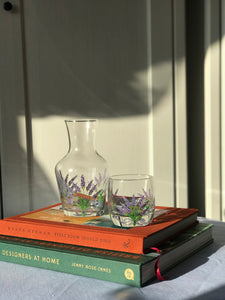 Lavender Carafe & Tumbler Set