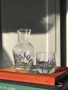 Lavender Carafe & Tumbler Set