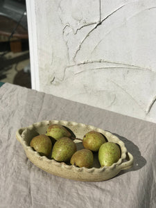 Scalloped Pottery Dish