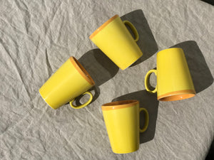 Sunny Yellow Mugs
