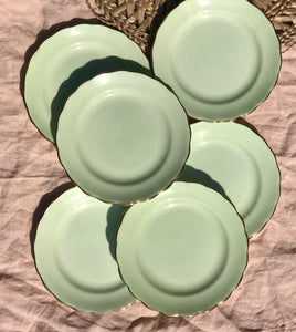 Mint Green Tea Plates