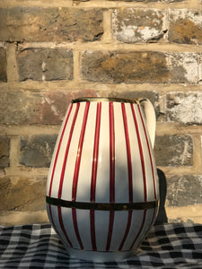 Red Stripe Jug