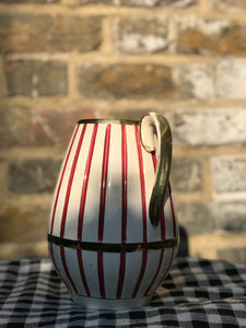 Red Stripe Jug