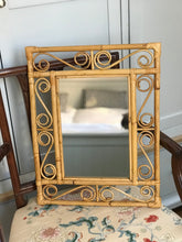 Load image into Gallery viewer, 1970s Bamboo Mirror
