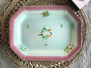 Pink and Green Platter