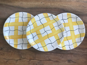 Yellow Check Plates