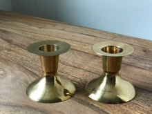 Load image into Gallery viewer, Tapered Brass Candleholders
