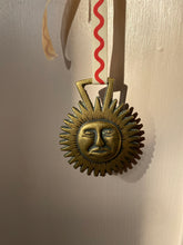 Load image into Gallery viewer, Brass Sun Plaque
