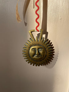 Brass Sun Plaque