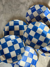 Load image into Gallery viewer, Blue Chequered Bowls

