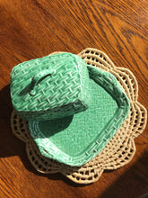 Load image into Gallery viewer, Basketweave Butter Dish
