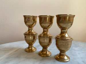 Swedish Brass Egg Cups