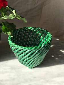 Green Ceramic Basket