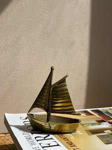 Brass Sail Boat