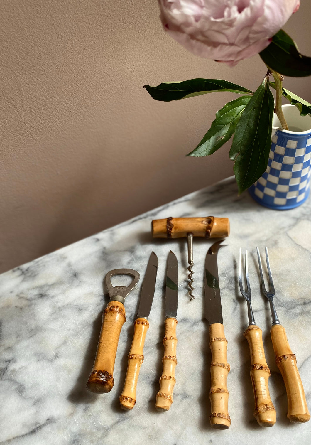 Bamboo Cheese + Wine Set