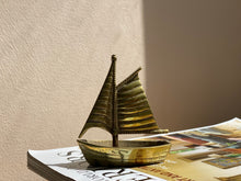 Load image into Gallery viewer, Brass Sail Boat
