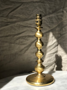 Brass Bobbin Lamp