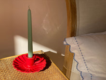 Load image into Gallery viewer, Red Ceramic Candleholder
